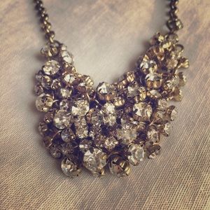 ❗️5for$25❗️ Sparkle Necklace Gold/Crystal